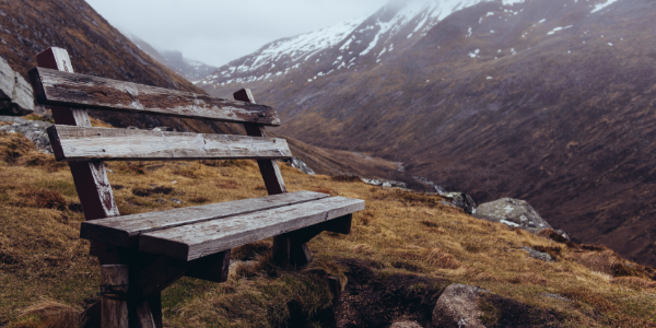 bench on ben nevis